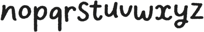 Charliney Noodle otf (400) Font LOWERCASE