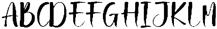 Charlote Handwriting Regular otf (400) Font UPPERCASE
