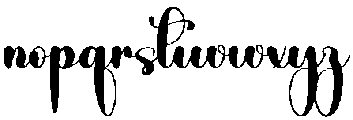 Charlote Handwriting Regular otf (400) Font LOWERCASE