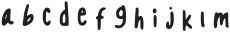 Charlote Regular ttf (400) Font LOWERCASE