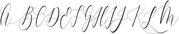 Charlotte Calligraphy ttf (400) Font UPPERCASE