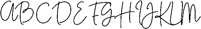 Charlotte Regular otf (400) Font UPPERCASE