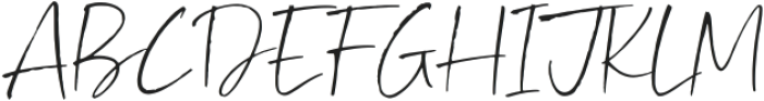 Charlotte Signature otf (400) Font UPPERCASE