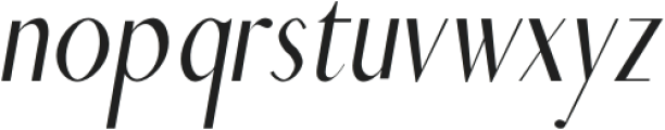 Charlton Medium Italic otf (500) Font LOWERCASE