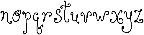 Charm Flora Bold Regular otf (700) Font LOWERCASE