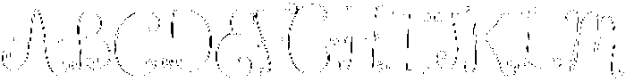 Charm Flora Outlined Regular otf (400) Font UPPERCASE