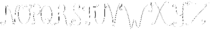 Charm Flora Outlined Regular otf (400) Font UPPERCASE