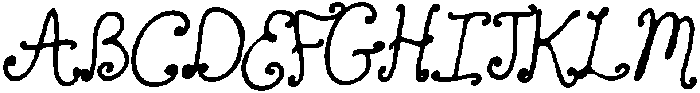 Charm Flora Rounded Regular otf (400) Font UPPERCASE