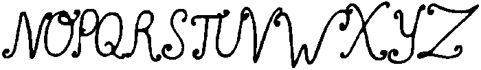 Charm Flora Rounded Regular otf (400) Font UPPERCASE