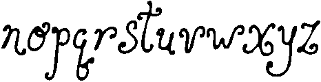 Charm Flora Rounded Regular otf (400) Font LOWERCASE
