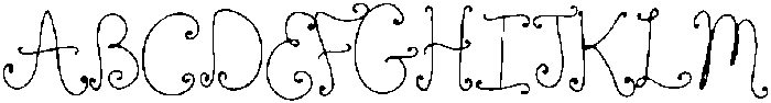 Charm Flora Thin Regular otf (100) Font UPPERCASE
