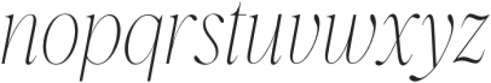 Charm Mirage Condensed Italic otf (400) Font LOWERCASE