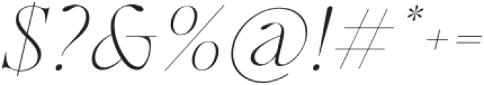 Charm Mirage Italic otf (400) Font OTHER CHARS