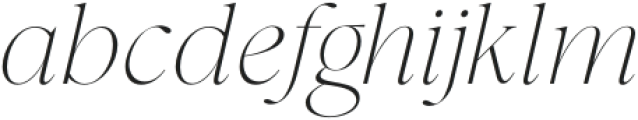 Charm Mirage Italic otf (400) Font LOWERCASE