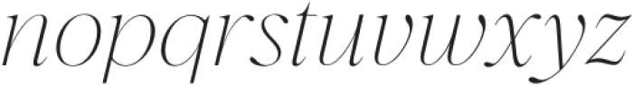 Charm Mirage Italic otf (400) Font LOWERCASE