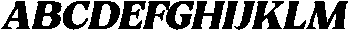 Charman Black Italic otf (900) Font UPPERCASE