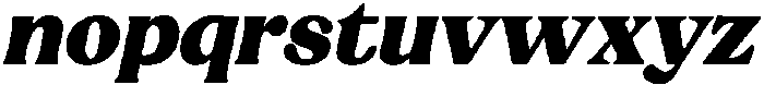 Charman Black Italic otf (900) Font LOWERCASE