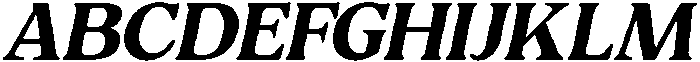 Charman Bold Italic otf (700) Font UPPERCASE