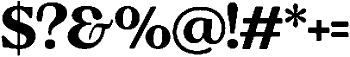 Charman Bold otf (700) Font OTHER CHARS