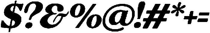Charman Extra Bold Italic otf (700) Font OTHER CHARS