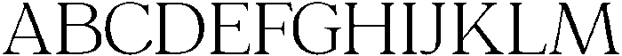 Charman Extra Light otf (200) Font UPPERCASE