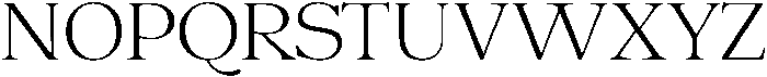 Charman Extra Light otf (200) Font UPPERCASE