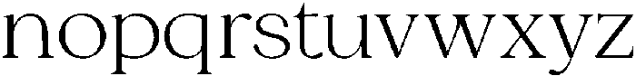 Charman Extra Light otf (200) Font LOWERCASE