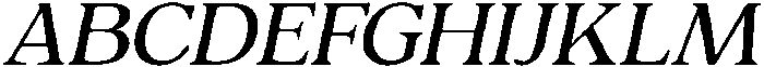 Charman Italic otf (400) Font UPPERCASE