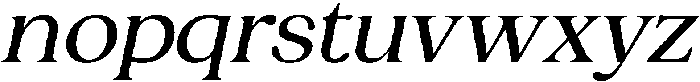 Charman Italic otf (400) Font LOWERCASE