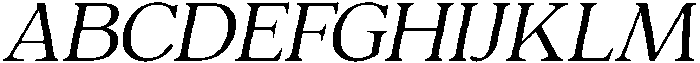 Charman Light Italic otf (300) Font UPPERCASE