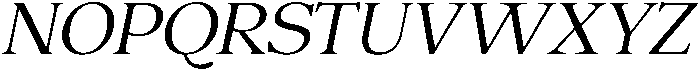 Charman Light Italic otf (300) Font UPPERCASE