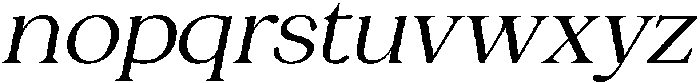 Charman Light Italic otf (300) Font LOWERCASE