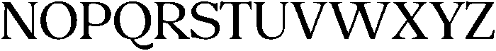Charman Regular otf (400) Font UPPERCASE