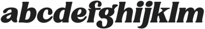 Charman Serif Black Italic otf (900) Font LOWERCASE