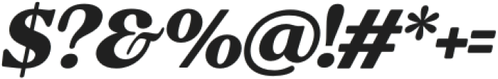 Charman Serif Extra Bold Italic otf (700) Font OTHER CHARS