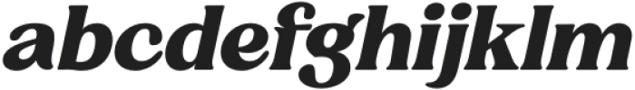 Charman Serif Extra Bold Italic otf (700) Font LOWERCASE