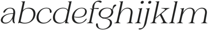 Charman Serif Thin Italic otf (100) Font LOWERCASE