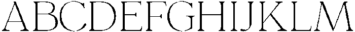 Charman Thin otf (100) Font UPPERCASE