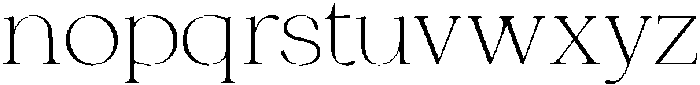 Charman Thin otf (100) Font LOWERCASE