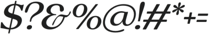CharmanSerif-Italic otf (400) Font OTHER CHARS