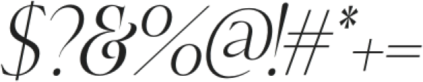 Charmatte Italic otf (400) Font OTHER CHARS