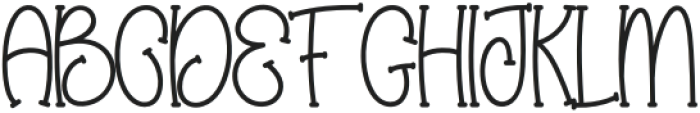 Charming Alpabet Regular otf (400) Font UPPERCASE