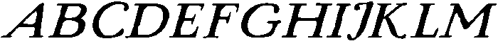 Charming Atelier Serif Bold Ita otf (700) Font UPPERCASE