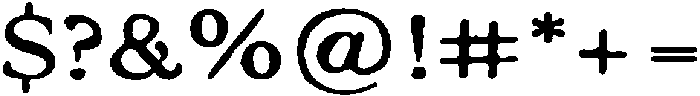 Charming Atelier Serif Bold otf (700) Font OTHER CHARS