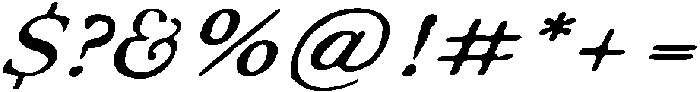 Charming Atelier Serif Italic otf (400) Font OTHER CHARS
