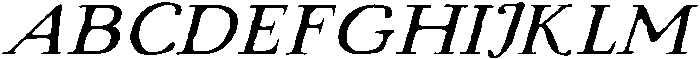 Charming Atelier Serif Italic otf (400) Font UPPERCASE