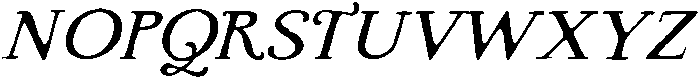 Charming Atelier Serif Italic otf (400) Font UPPERCASE