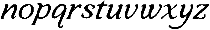 Charming Atelier Serif Italic otf (400) Font LOWERCASE