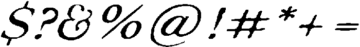 Charming Atelier Serif Thin Italic otf (100) Font OTHER CHARS