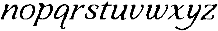 Charming Atelier Serif Thin Italic otf (100) Font LOWERCASE